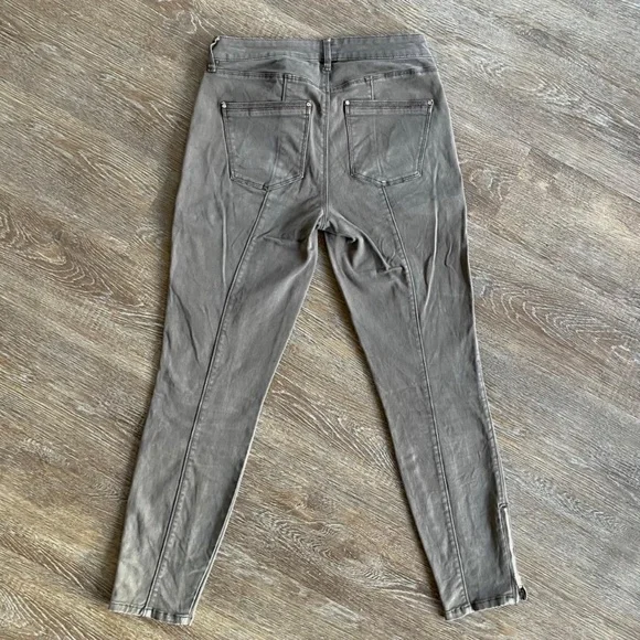 Army Green Moto Jeans - Picture 3 of 4